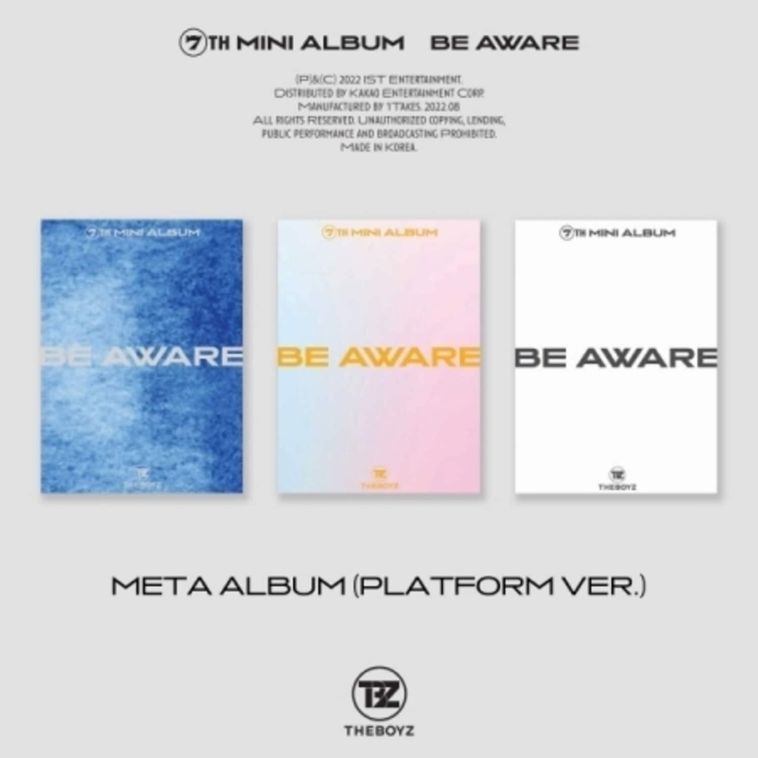 The Boyz - Be Aware - Meta Album - incl. Card Holder, 2 Photo Cards + Accordion Booklet   - DISCLESS DIGITAL [Digital Download]