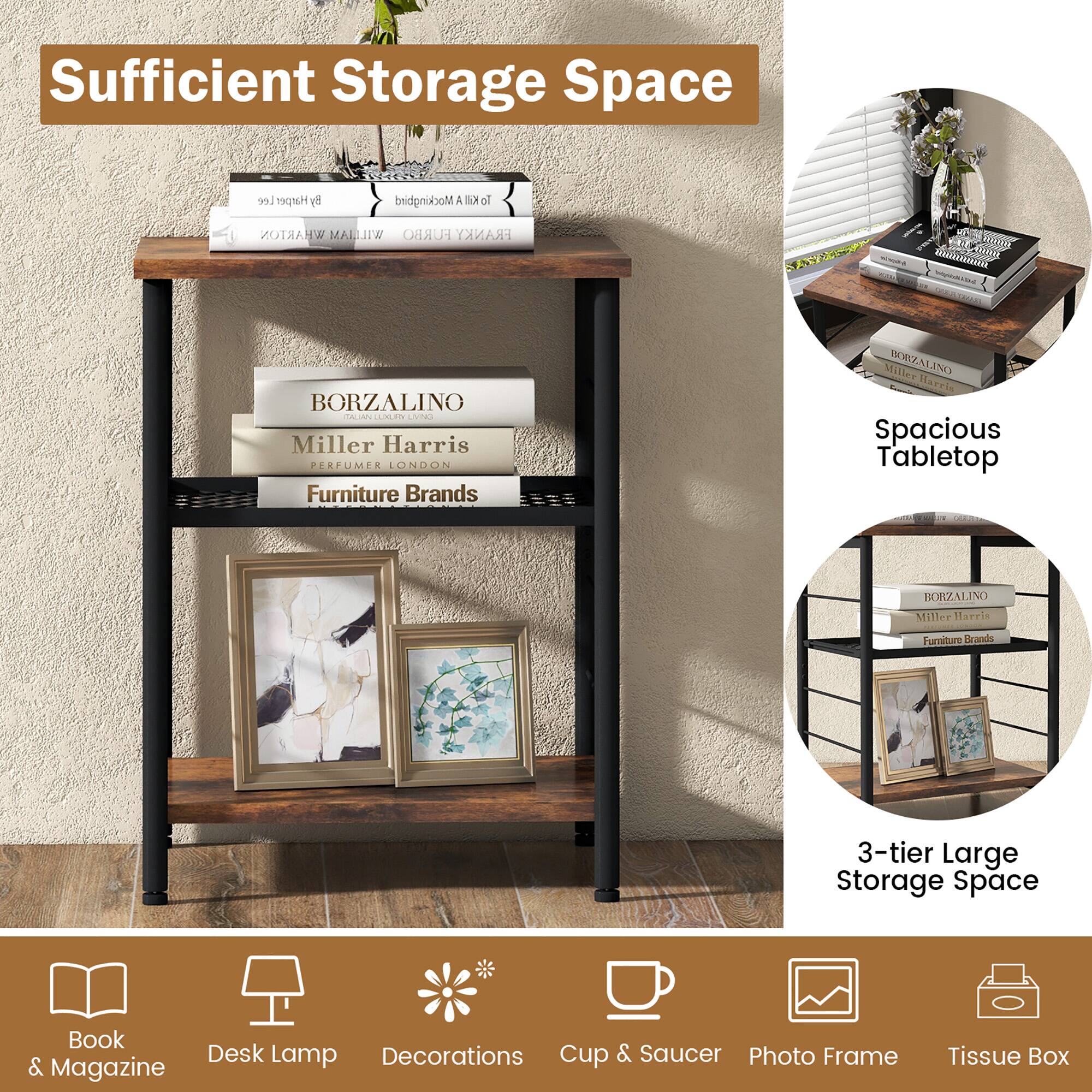 Sufficient Storage Space: Lee Harper by Mockingbird, A book of Wharton, William, Frankie, Borzalino, Calonp, Miller Harris, Perfumer, London Furniture Brands, Borzalino, Miller Harris, Spacious Tabletop, 3-tier Large Storage Space, Book Desk Lamp, Decorations, Cup & Saucer, Photo Frame & Magazine, Tissue Box.