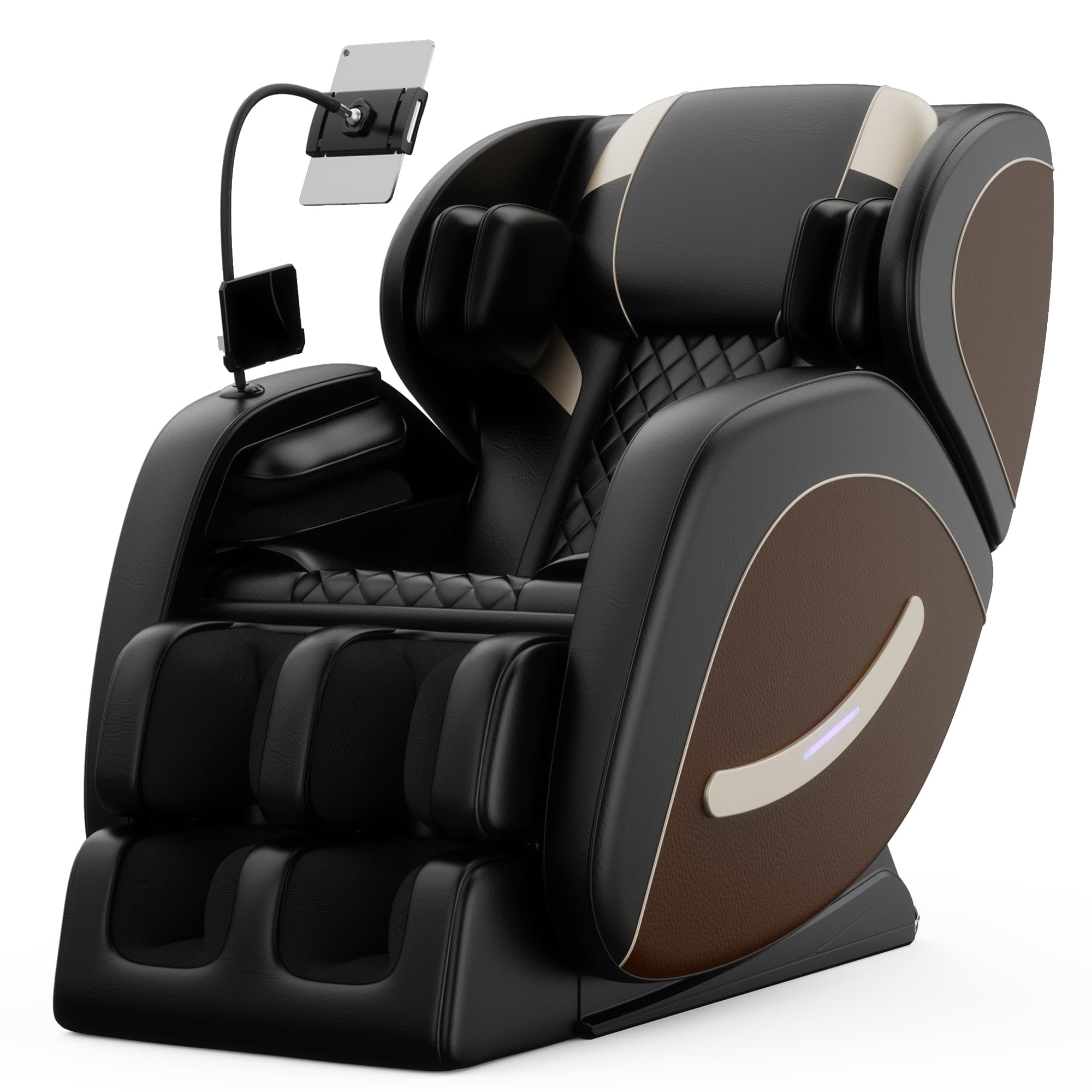 APRILSOUL - Massage Chair Recliner Zero Gravity Full Body Air Pressure - Brown