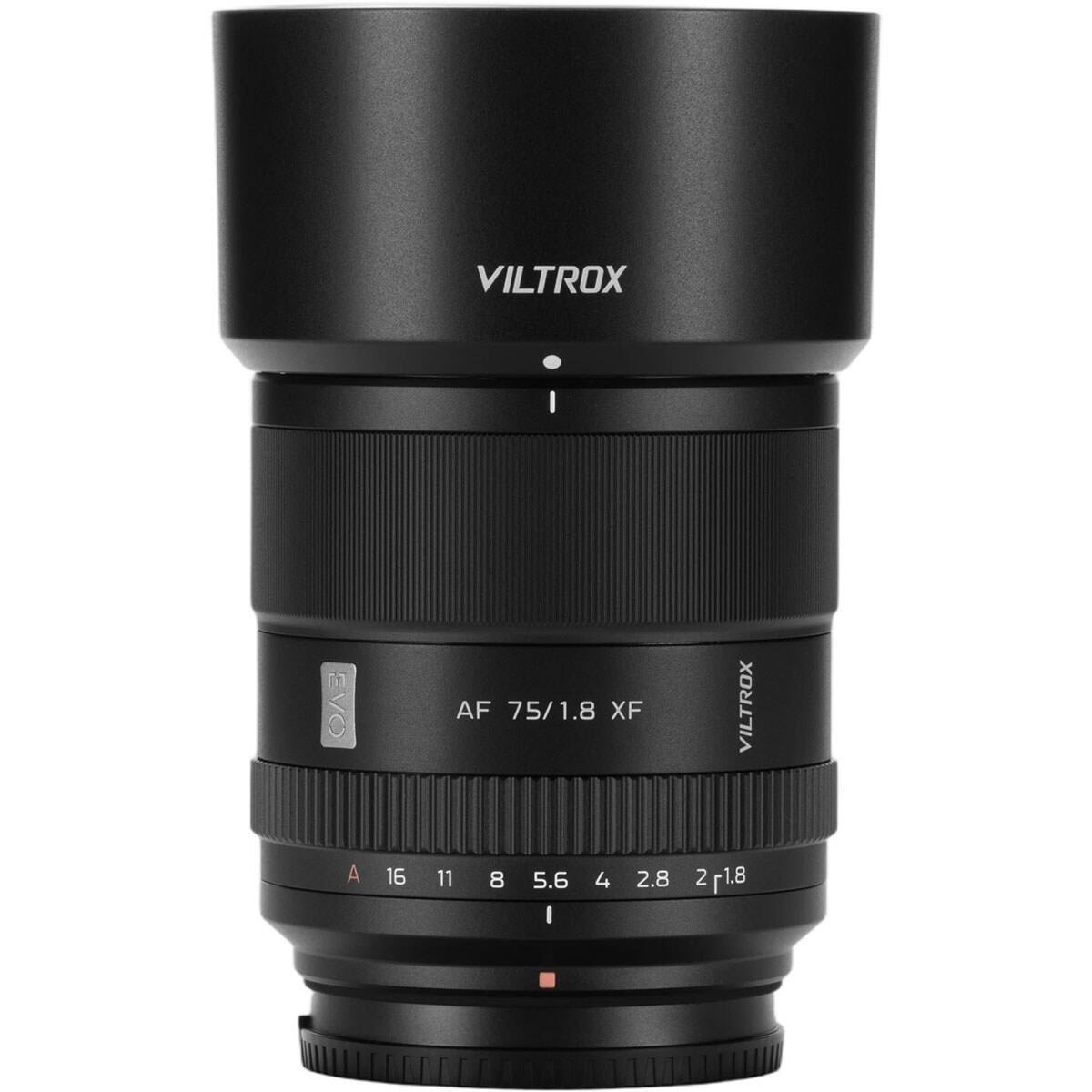 VILTROX  
EVO A  
AF 75/1.8 XF  
A 16 11 8 5.6 4 2.8 2 1.8  
VILTROX 2.18
