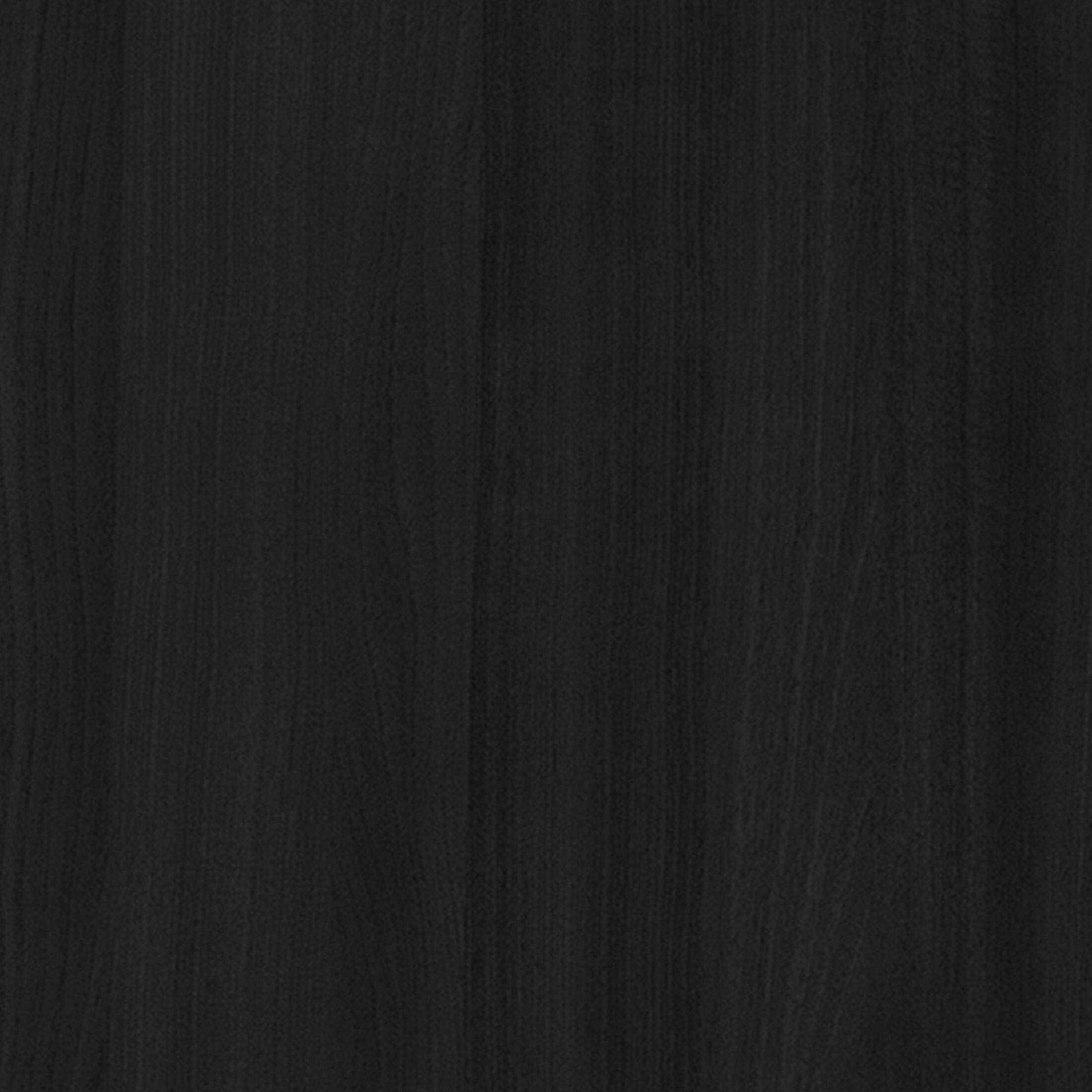 Alt View 8. ChaletPosh - Rustic Farmhouse TV Console with Clear Acrylic Doors and Sleek Black Handles, Black - Black.