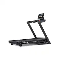 NordicTrack - T Series 10 Treadmill with 10" Tilting Touchscreen and Compact Design - Black - Front_Zoom