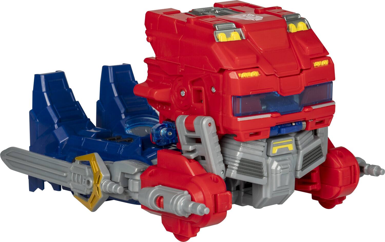 Alt View 2. Hasbro - Hasbro Collectibles - Transformers One - Power Flip Optimus Prime (Orion Pax)   - Collectibles - Multicolor.