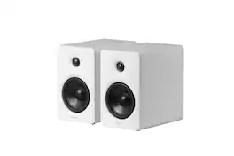 Edifier - M90 Active Bookshelf Speakers, Computer Speakers - Bluetooth and Optical Input - 2.0 Speaker (Pair) - White
