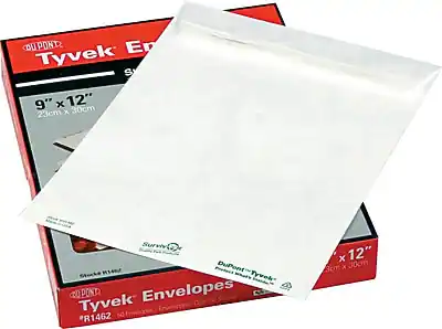 CUPONDE Tyvek Envelopes
9" x 12" (23cm x 30cm)
Surviv 14 Protect DuPont
Tyvek Envelopes R1462
60 x 12" (3cm x 30cm)