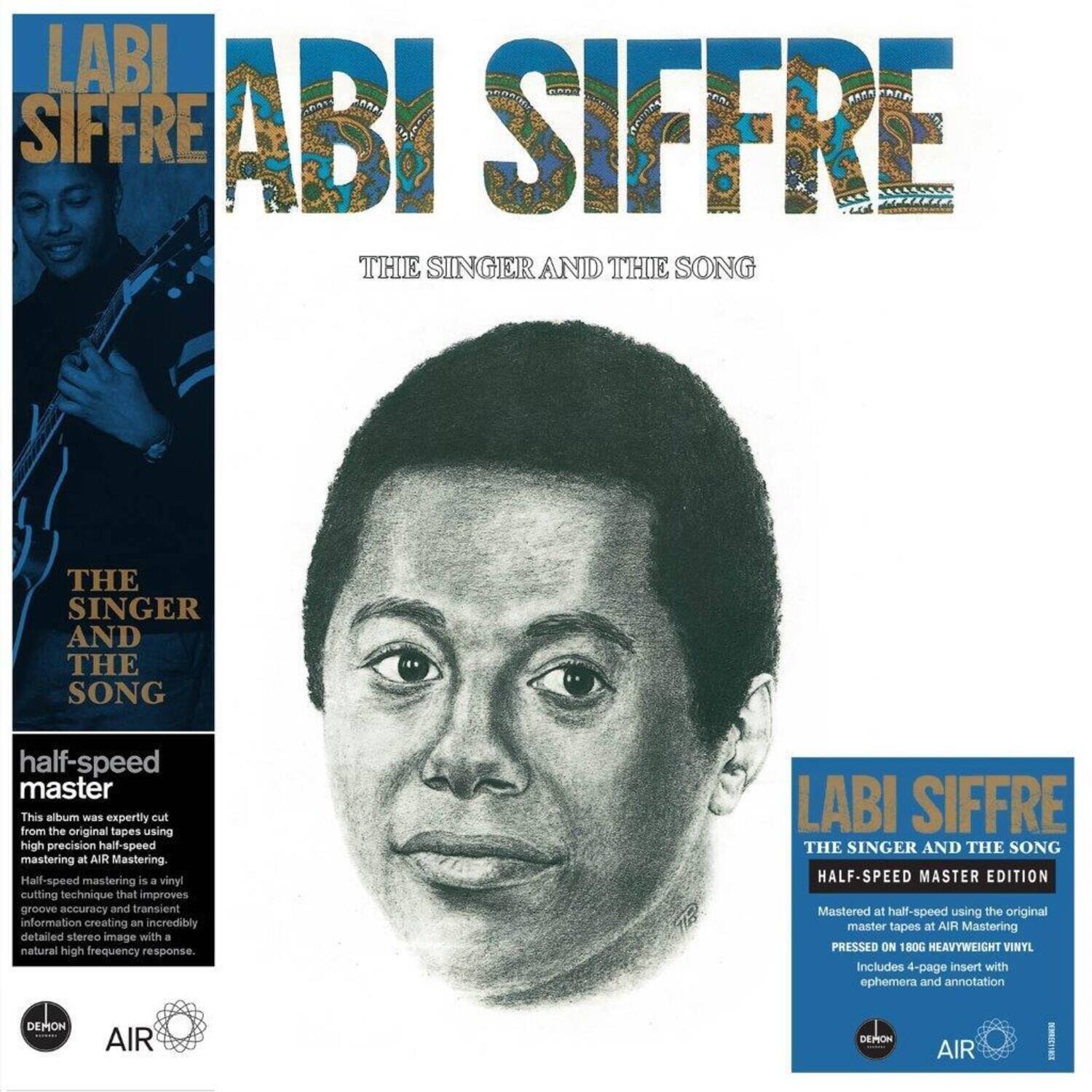 Labi Siffre - The Singer & The Song - Half-Speed Mastered 180-Gram Black Vinyl - VINYL LP