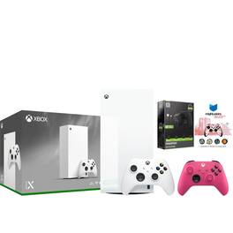 Xbox Series X 1TB Digital Console with Extra Controller, Battery Pack and MightySkins Code Bundle