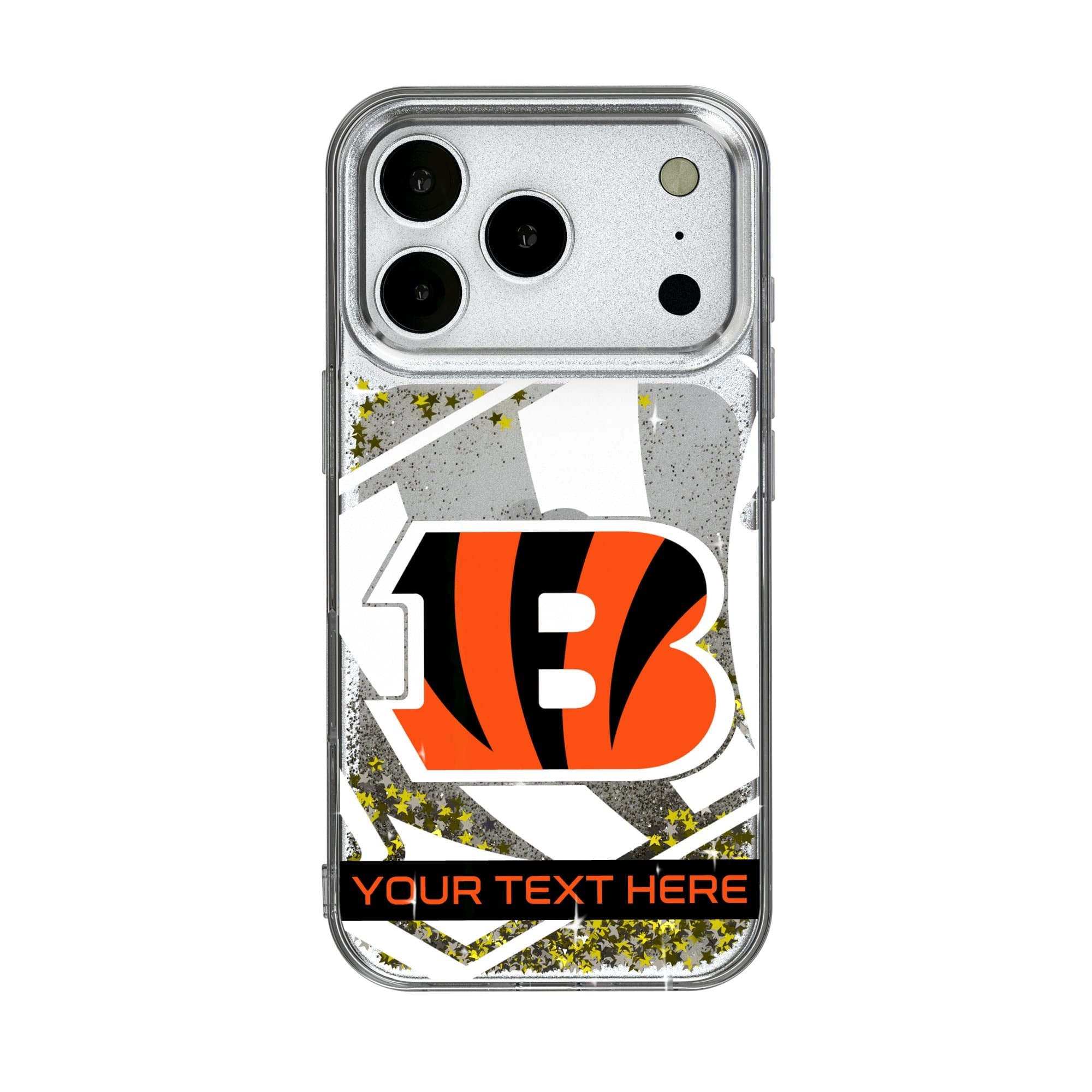 Keyscaper - NFL - Cincinnati Bengals Personalized Tilt Design iPhone Glitter Phone Case - 14 Pro Max - Multicolor price history on PriceWatchPro