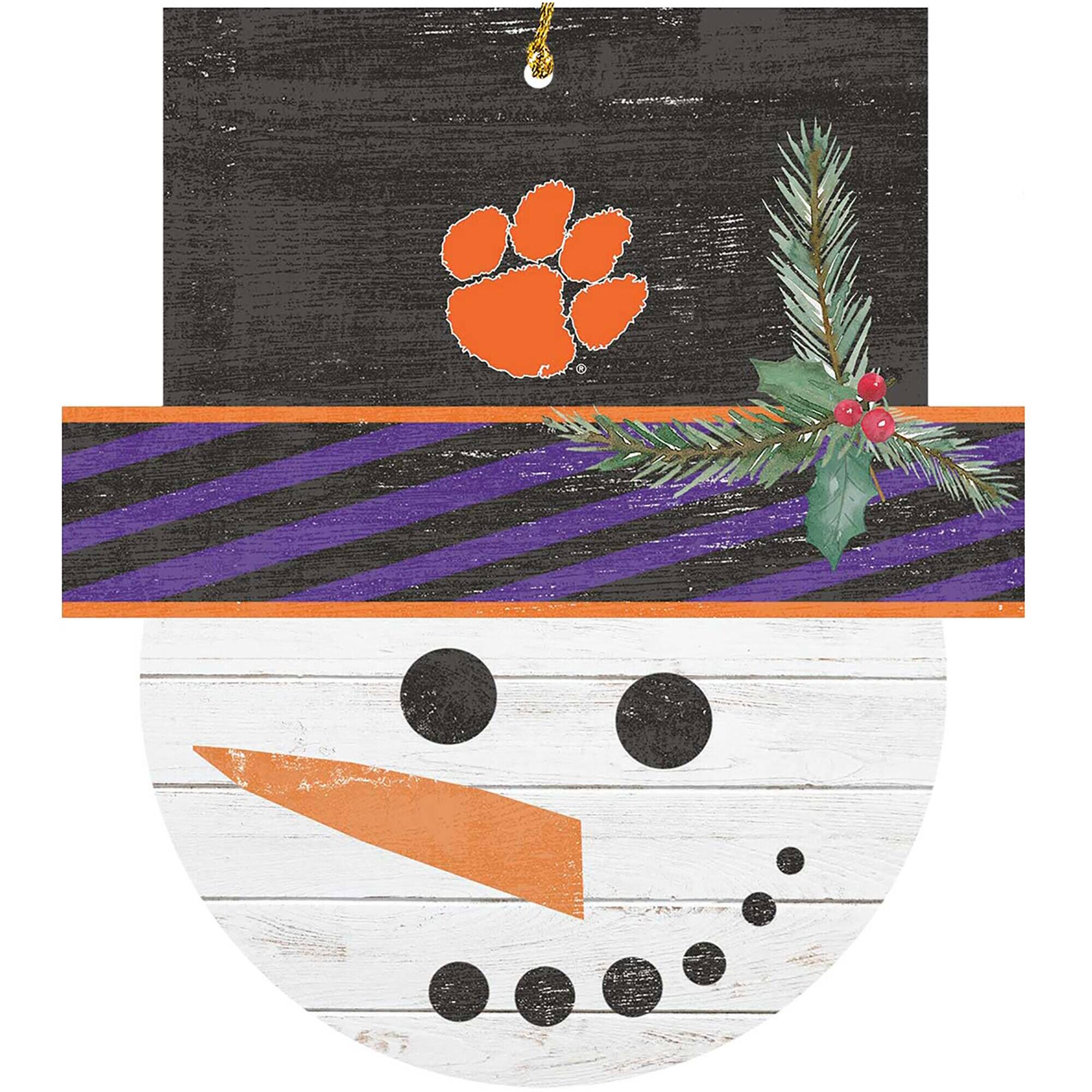 Alt View 3. Jardine - Clemson Tigers Ornament Bundle - White.