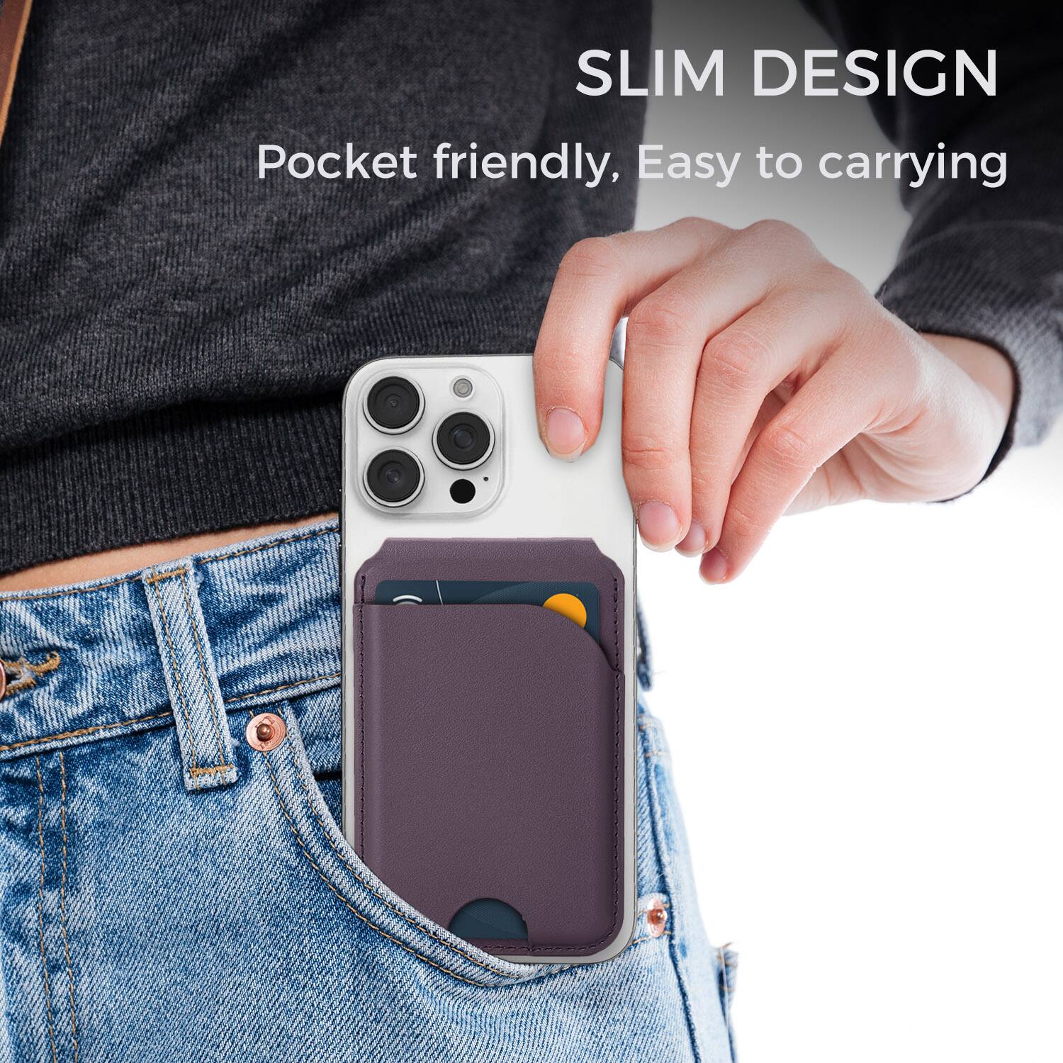 SLIM DESIGN  
Pocket friendly, Easy to carrying