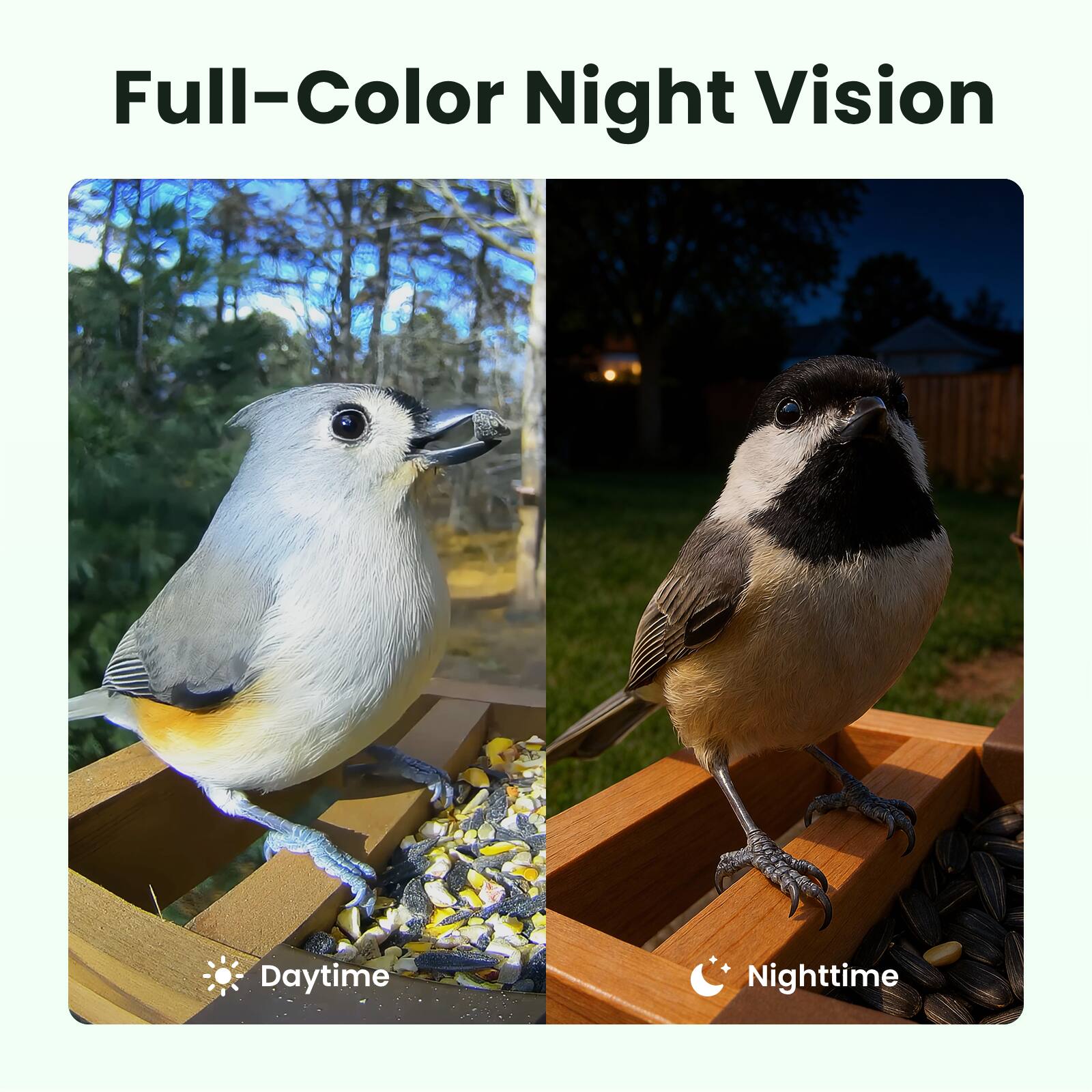 Full-Color Night Vision

Daytime

Nighttime