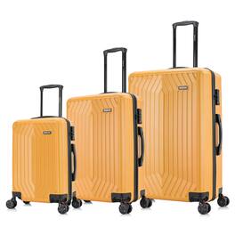 DUKAP - STRATOS lightweight hardside Spinner 3 Piece Luggage Set 20"/24"/28" - TERRACOTA