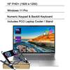 16" FHD+ (1920 x 1200)
Windows 11 Pro
Numeric Keypad & Backlit Keyboard
Includes PCO Laptop Cooler / Stand
Intel Core Ultra 5
Windows 11 Pro
PCONLINE