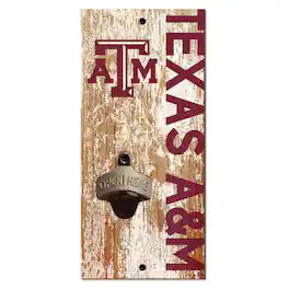 Fan Creations - Texas A&M Aggies Distressed Bottle Opener - Multicolor
