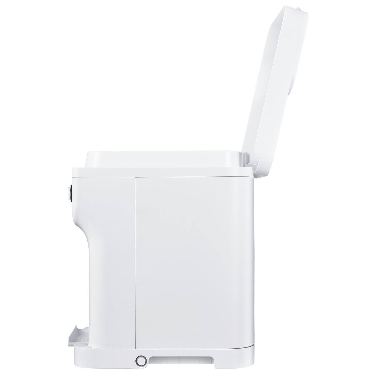 Alt View 10. Glintex - Commercial Electric Ice Shaver 220 lbs/hr, 350W Snow Cone Maker with 4L Ice Box for Parties, Events & Home Use - White.