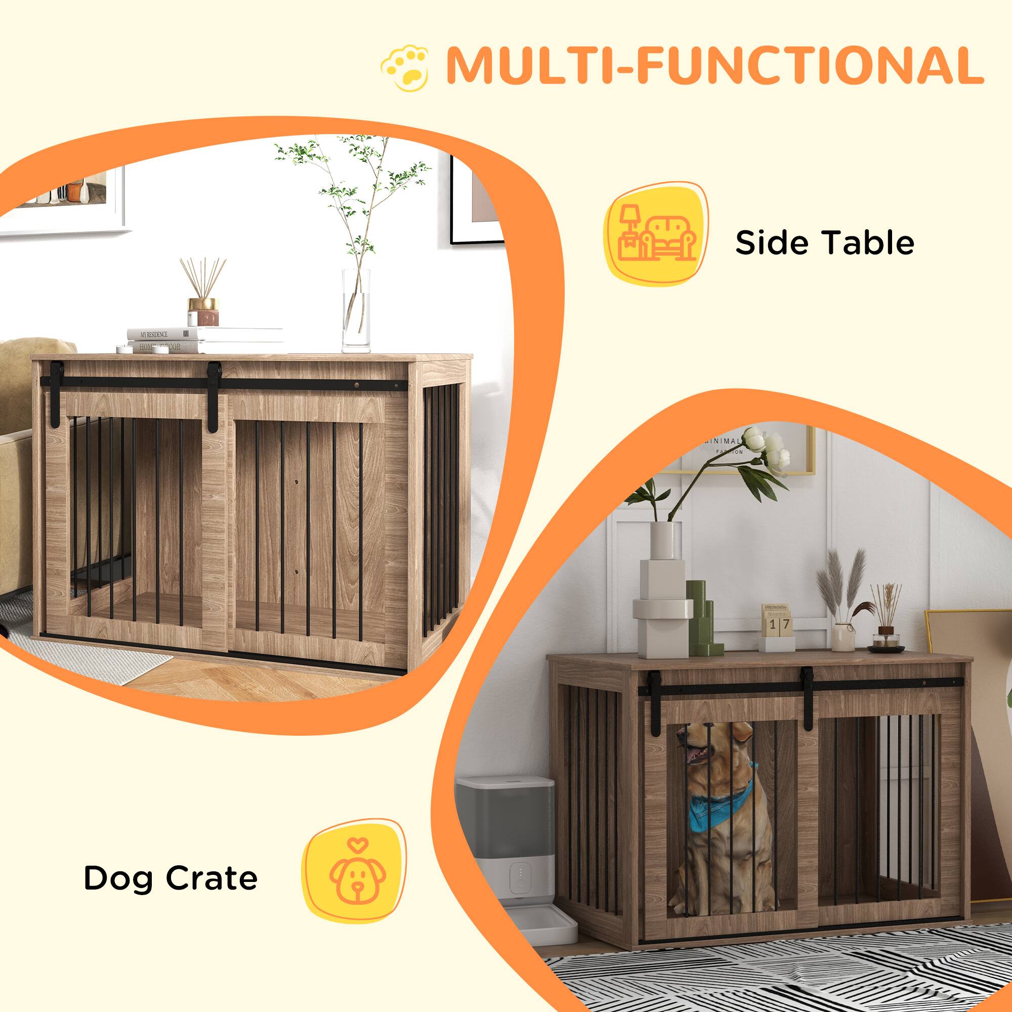 MULTI-FUNCTIONAL  
Side Table  
Dog Crate  

MULTI-FUNCTIONAL  
Side Table  
Dog Crate