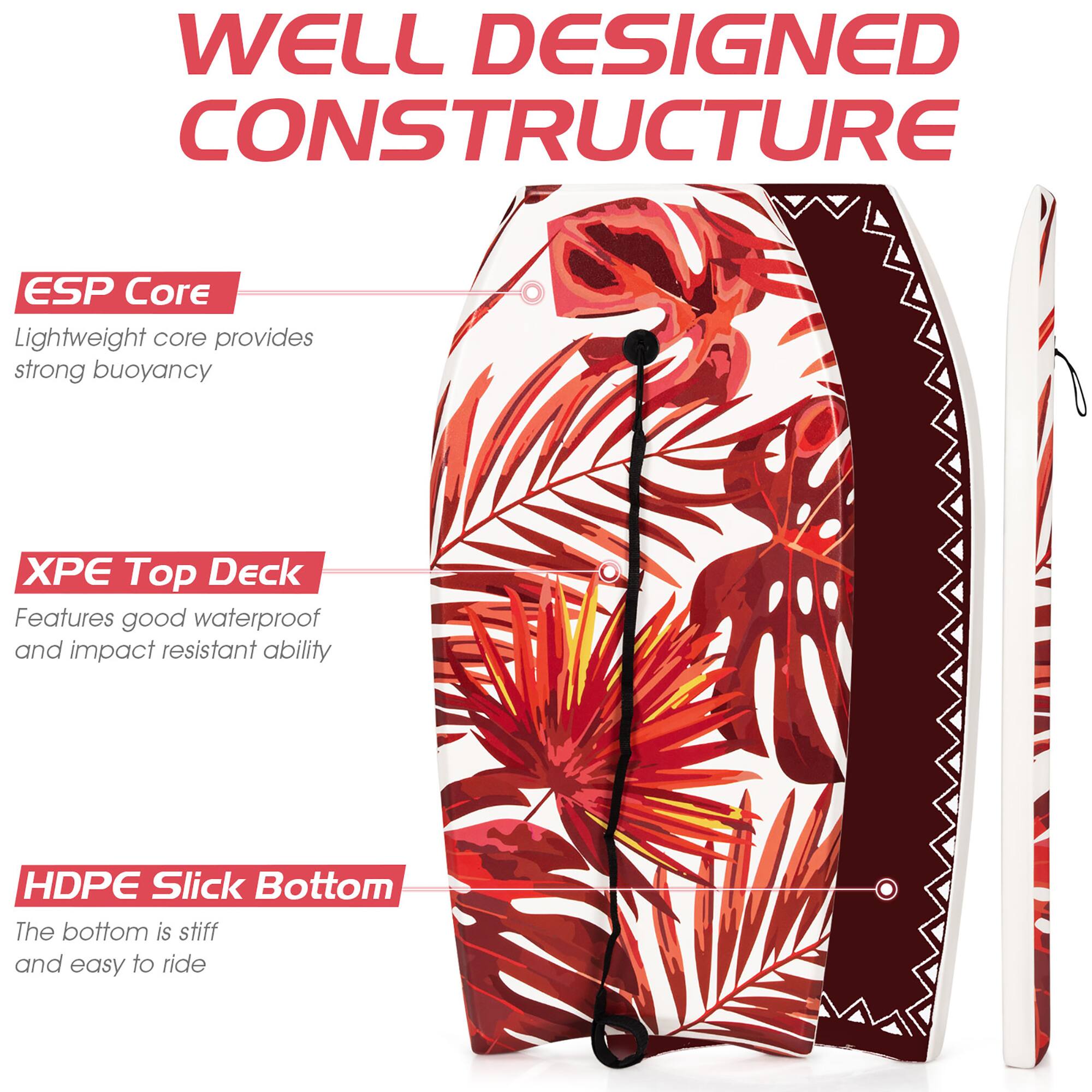WELL DESIGNED CONSTRUCTURE

ESP Core
Lightweight core provides strong buoyancy

XPE Top Deck
Features good waterproof and impact resistant ability

HDPE Slick Bottom
The bottom is stiff and easy to ride