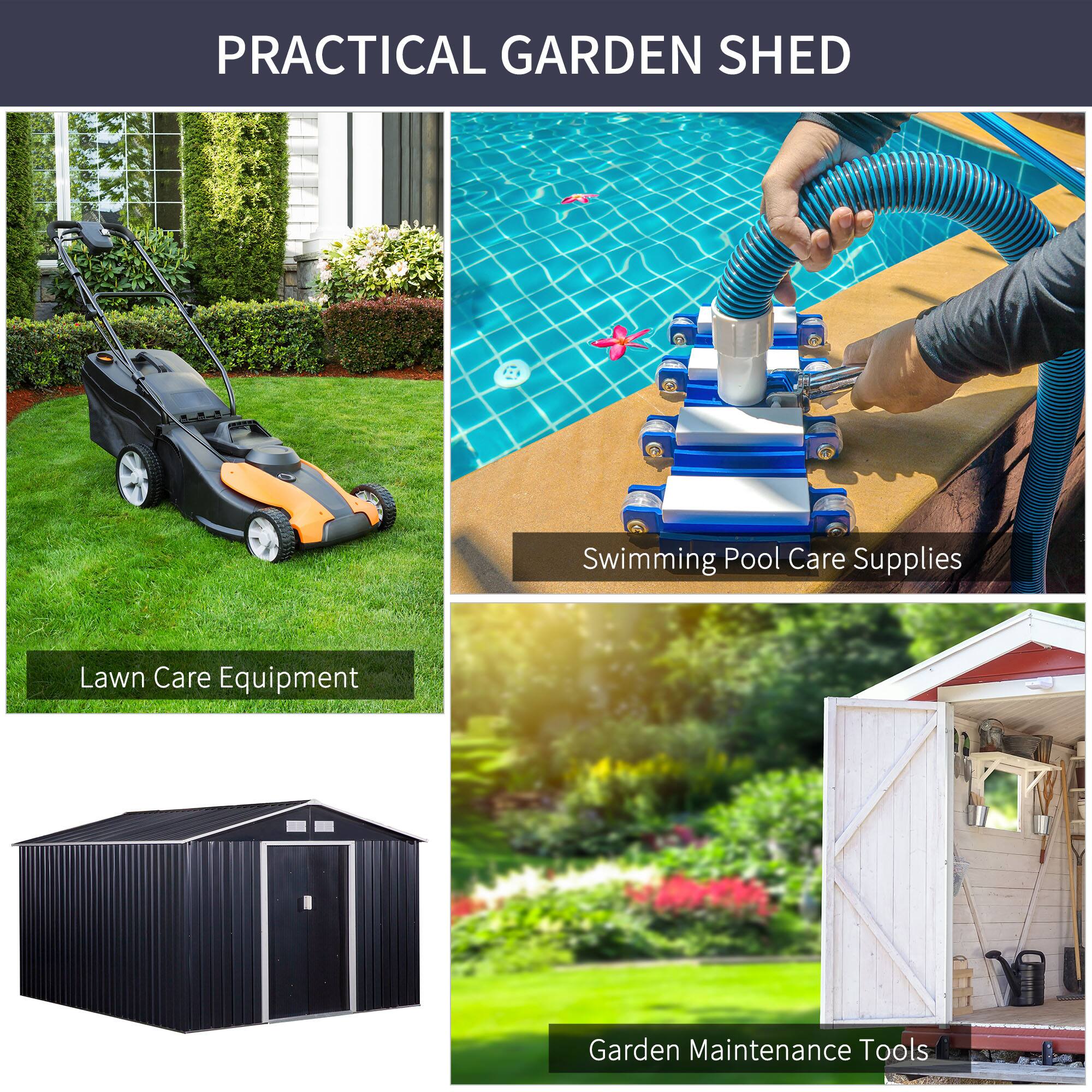 PRACTICAL GARDEN SHED
Lawn Care Equipment
Swimming Pool Care Supplies
Garden Maintenance Tools