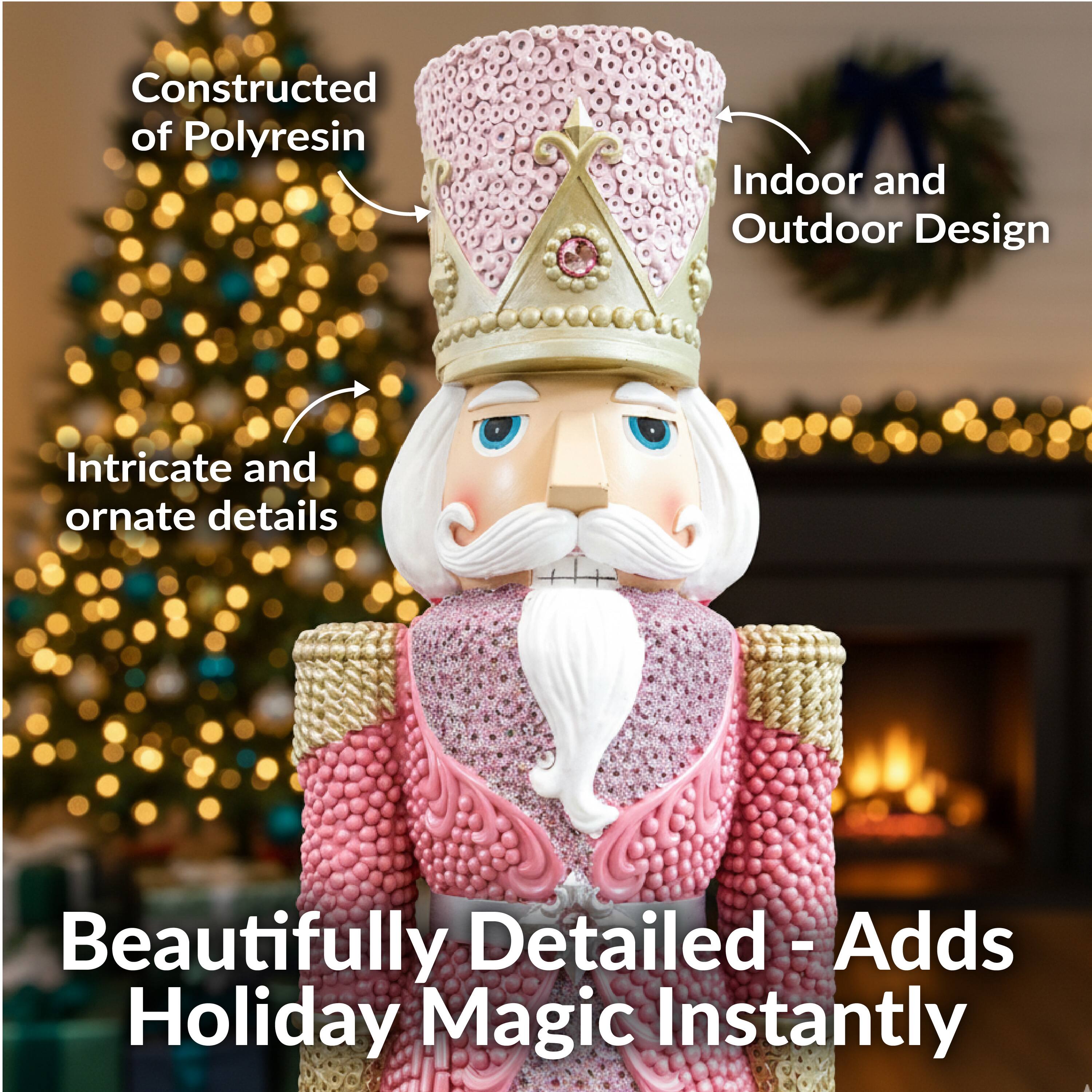 Constructed of Polyresin  
Indoor and Outdoor Design  
Intricate and ornate details  
Beautifully Detailed - Adds Holiday Magic Instantly