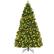 Front. Costway - 7.5Ft Pre-Lit Hinged PVC Christmas Tree 400 LED Lights New - Green.