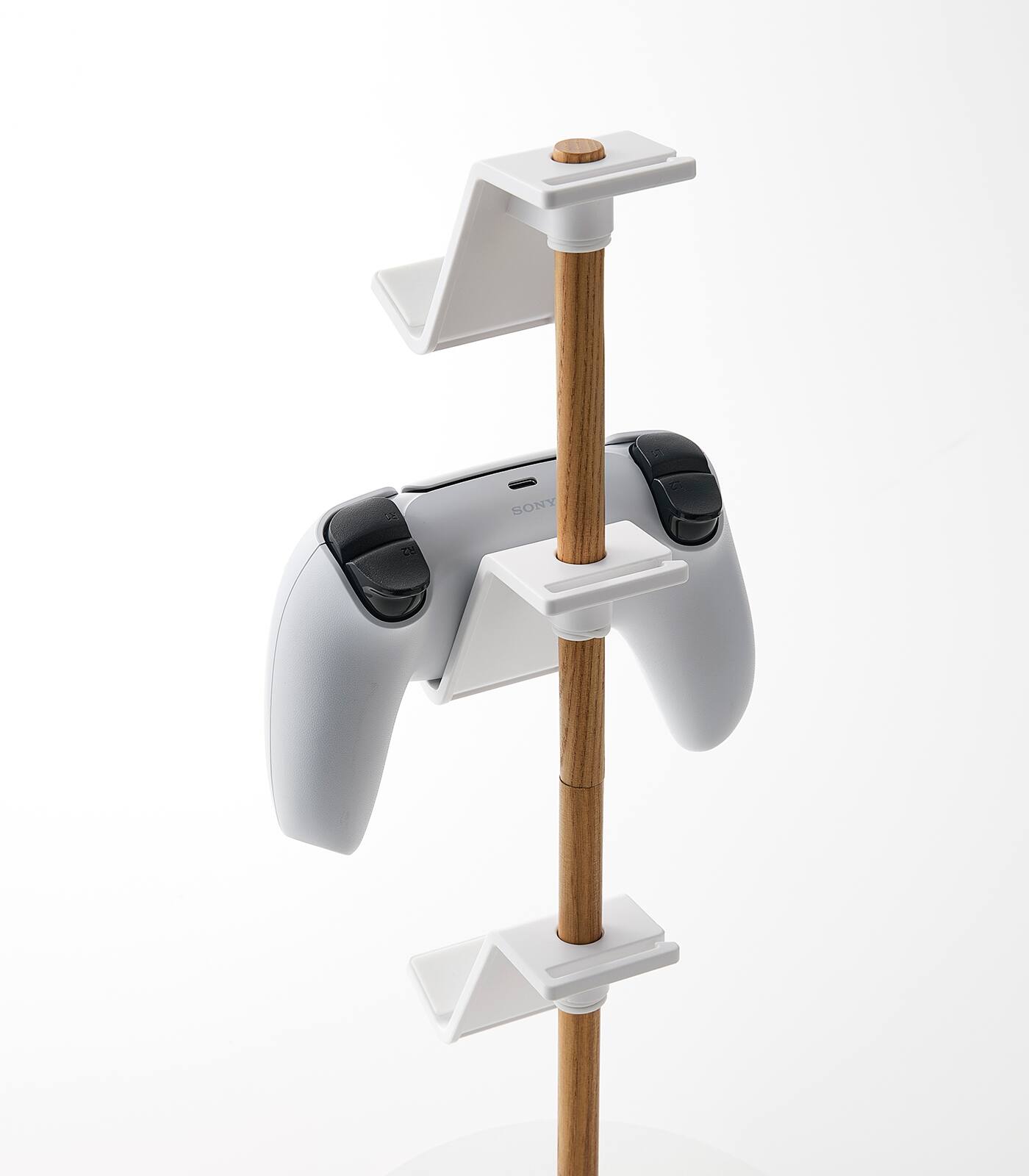 Alt View 9. Yamazaki Home - Controller Stand - Steel + Wood.