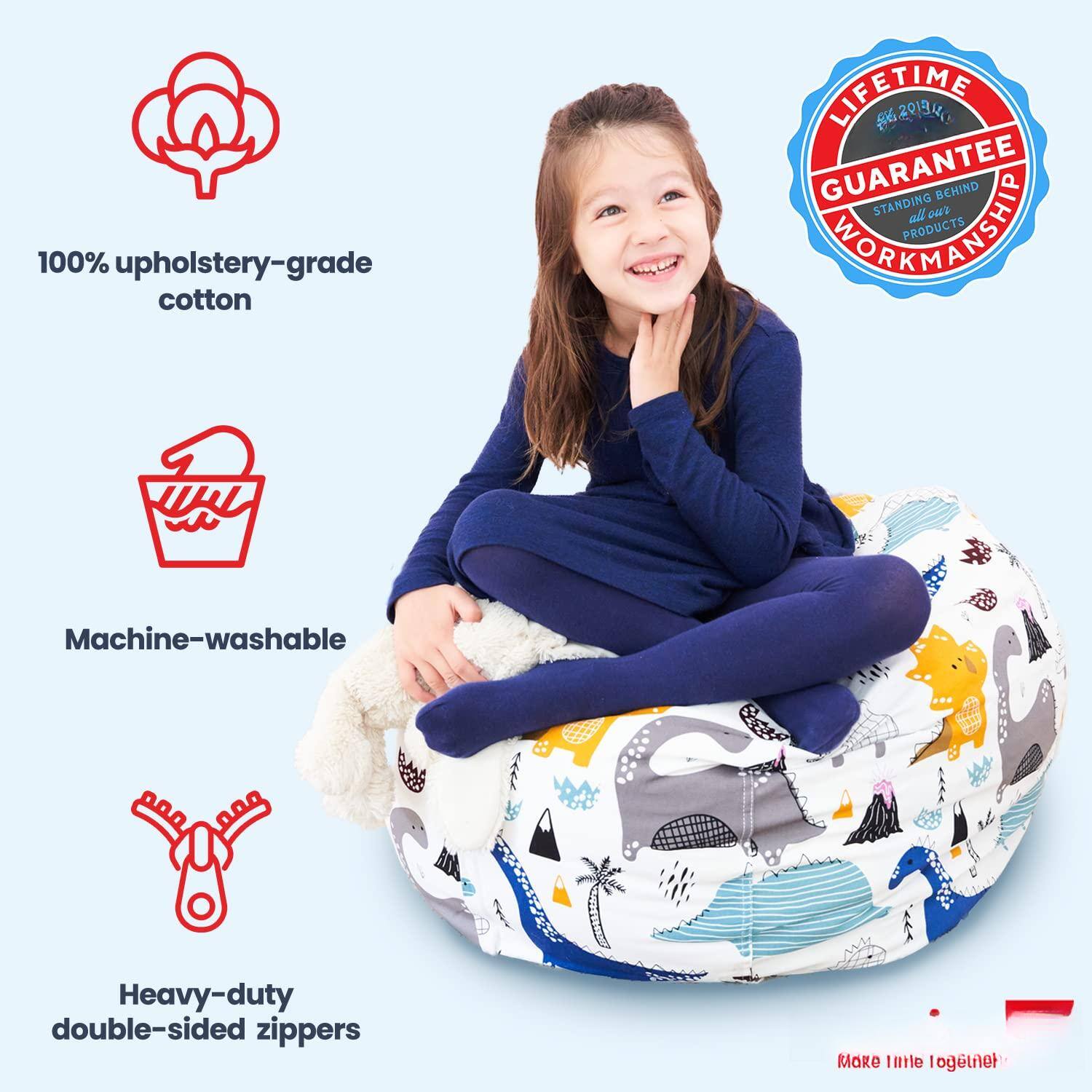 100% upholstery-grade cotton  
Machine-washable  
Heavy-duty double-sided zippers  
LIFETIME GUARANTEE  
STANDING BEHIND OUR WORKMANSHIP  
Make little logeunat