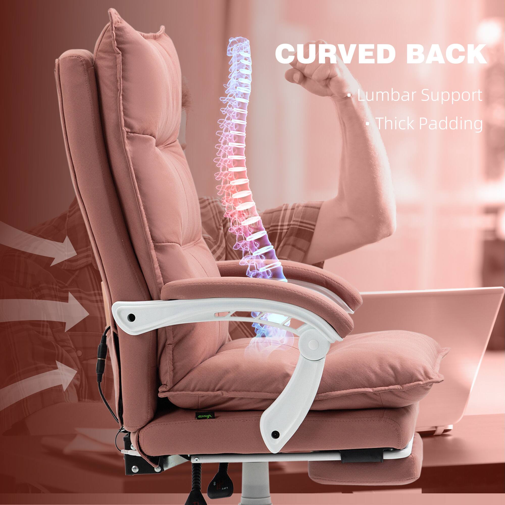 CURVED BACK
Lumbar Support
Thick Padding