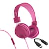 Front. JLab - JBuddies Studio On-Ear Kids Wired Headphones - Dark Pink 2.