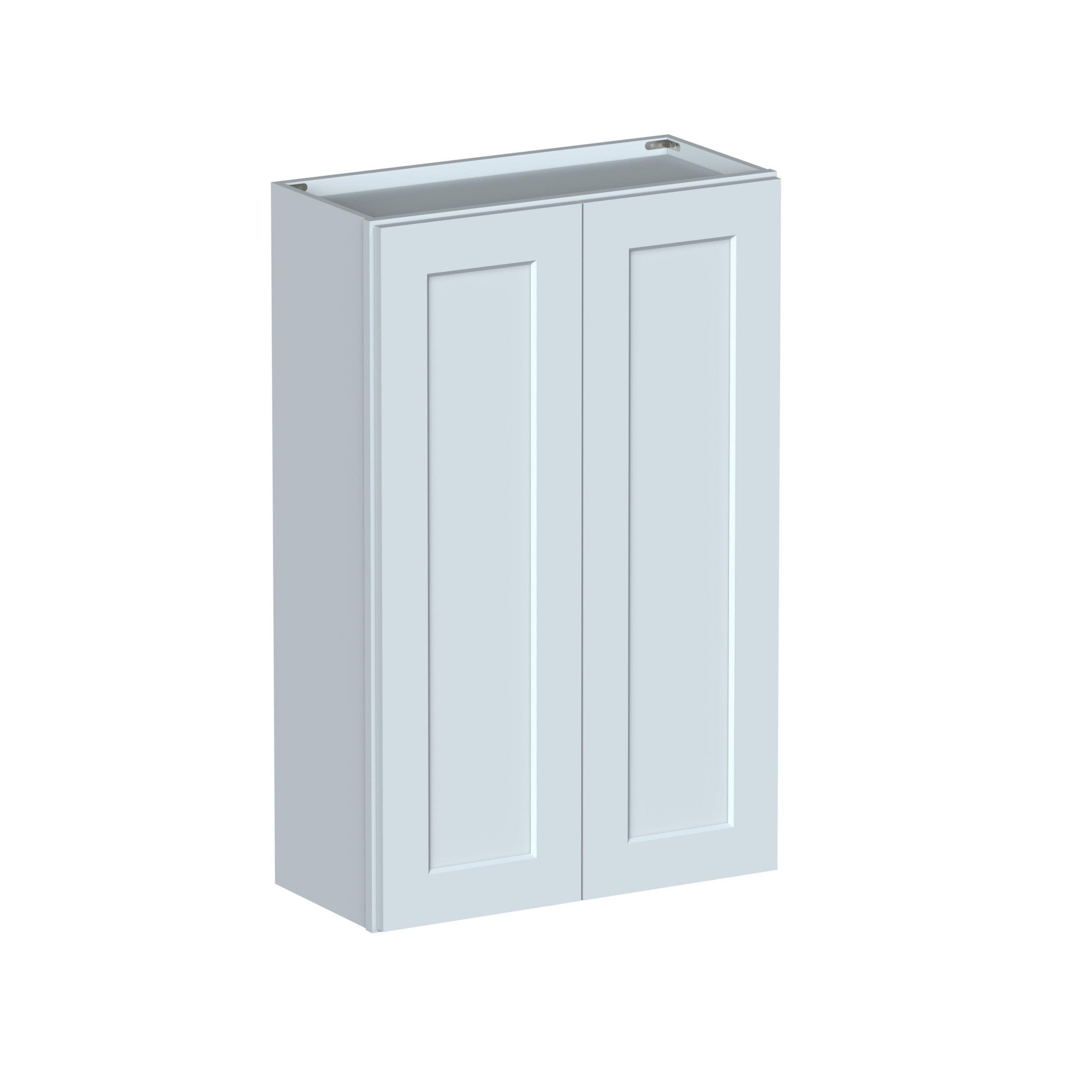 Alt View 1. Boyel Living - 27in.W x12in.D x42in.H WALL CABINET Fully assembled Cabinet With Two HDF Doors - Gray.