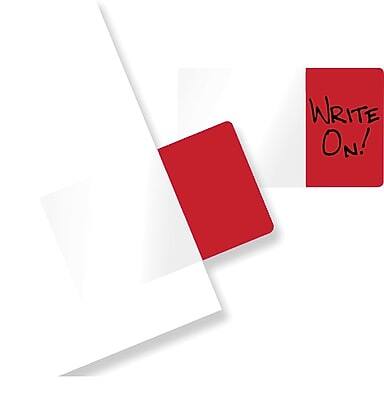 Redi-Tag - Redi-Tag® Easy-To-Read Self-Stick Index Tabs, 50 Tabs/Pack - Red