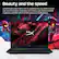 Beauty and the speed
Unbelievable speed with a 0.2 ms response time and 165Hz refresh rate meets incredible sharpness and vibrancy with 500 nits of SDR brightness and 100% DCI-P3 in this gorgeous OLED display.