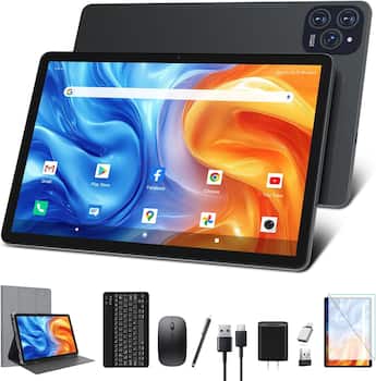Qukenk Newest 11 inch Android 15 Tablet, Octa Core Tablet with Qukenk Newest 11 inch Android 15 Tablet, Octa Core Tablet with