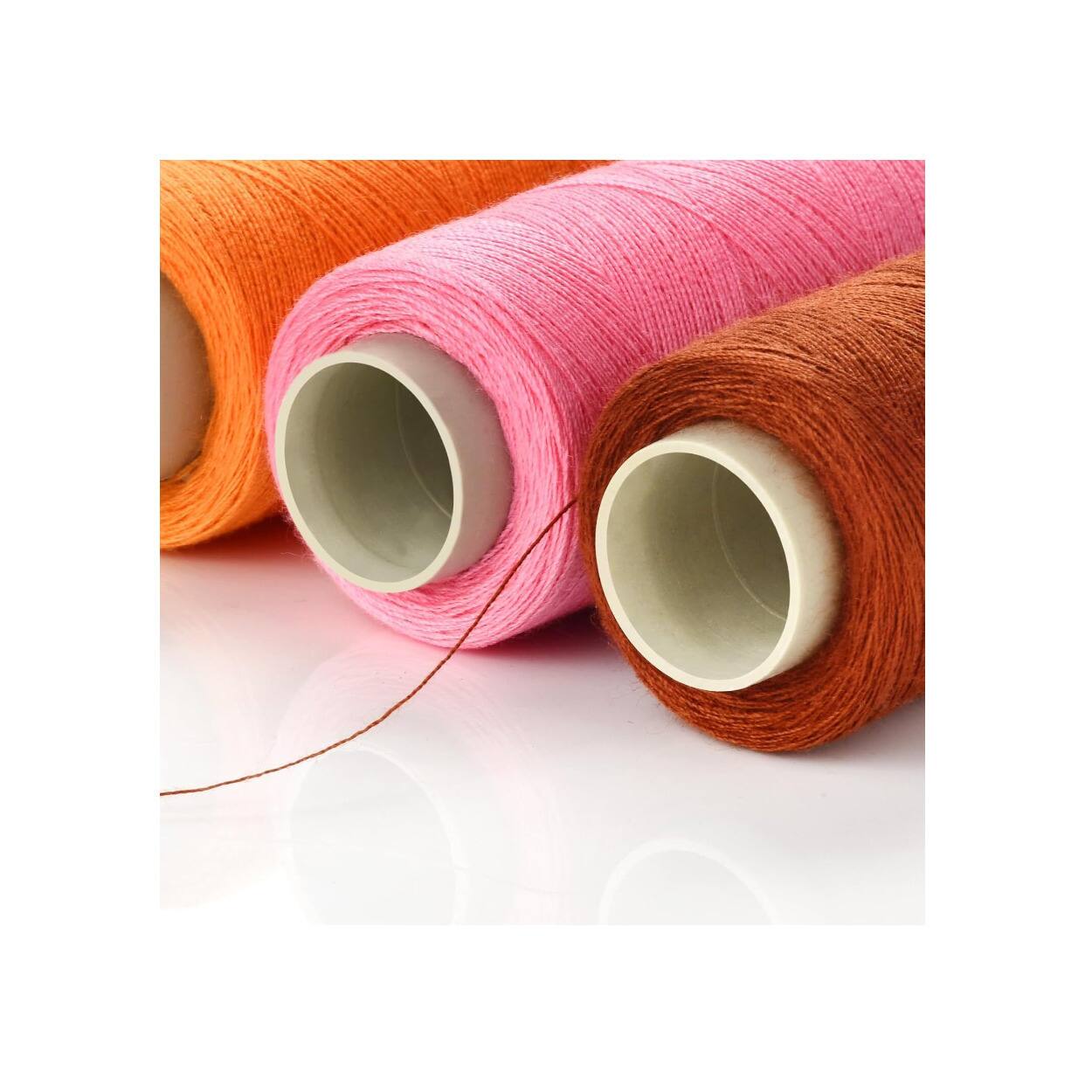 Angle. Singer - 12 Color Sewing Thread Kit  with 350 Yards Per Spool.