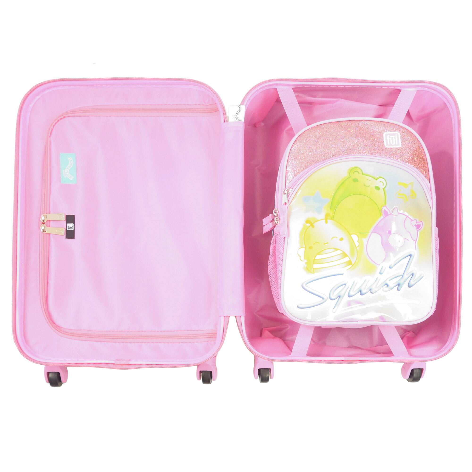 Alt View 1. Ful - Squishmallows Clouds 2-Piece Set – 21" Suitcase and 13" Backpack - MulTI.