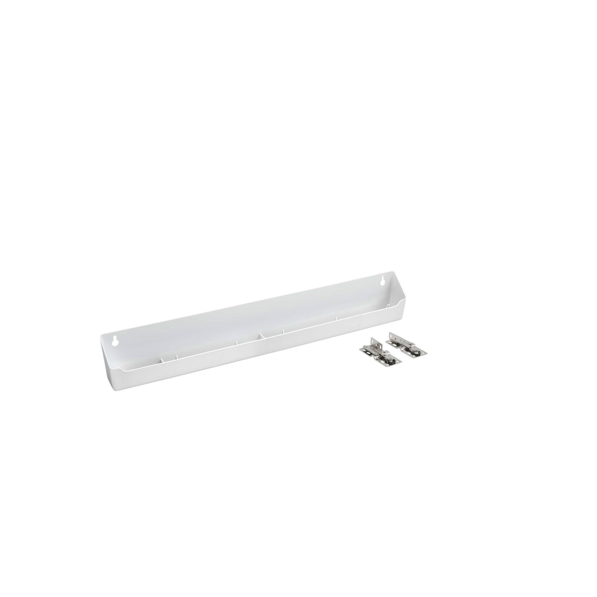 Front. Rev-A-Shelf - Rev-A-Shelf 22'' Kitchen Tip-Out Tray Polymer, Plastic, White, LD-6591-22-11-1 - White.