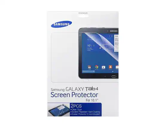 SAMSUNG SAMSUNG 12:45 Sor Indrom Kailly 10 . Landac Cnpdes Surey Laroenra ca 3100ne FU m Jane - E o Azna Catan Samsung GALAXY Tab 4 Screen Protector For 10.1' 2PCS Clear Type Scratch Resistant Hard Coating 6 Screen Protector 2 included pcs
