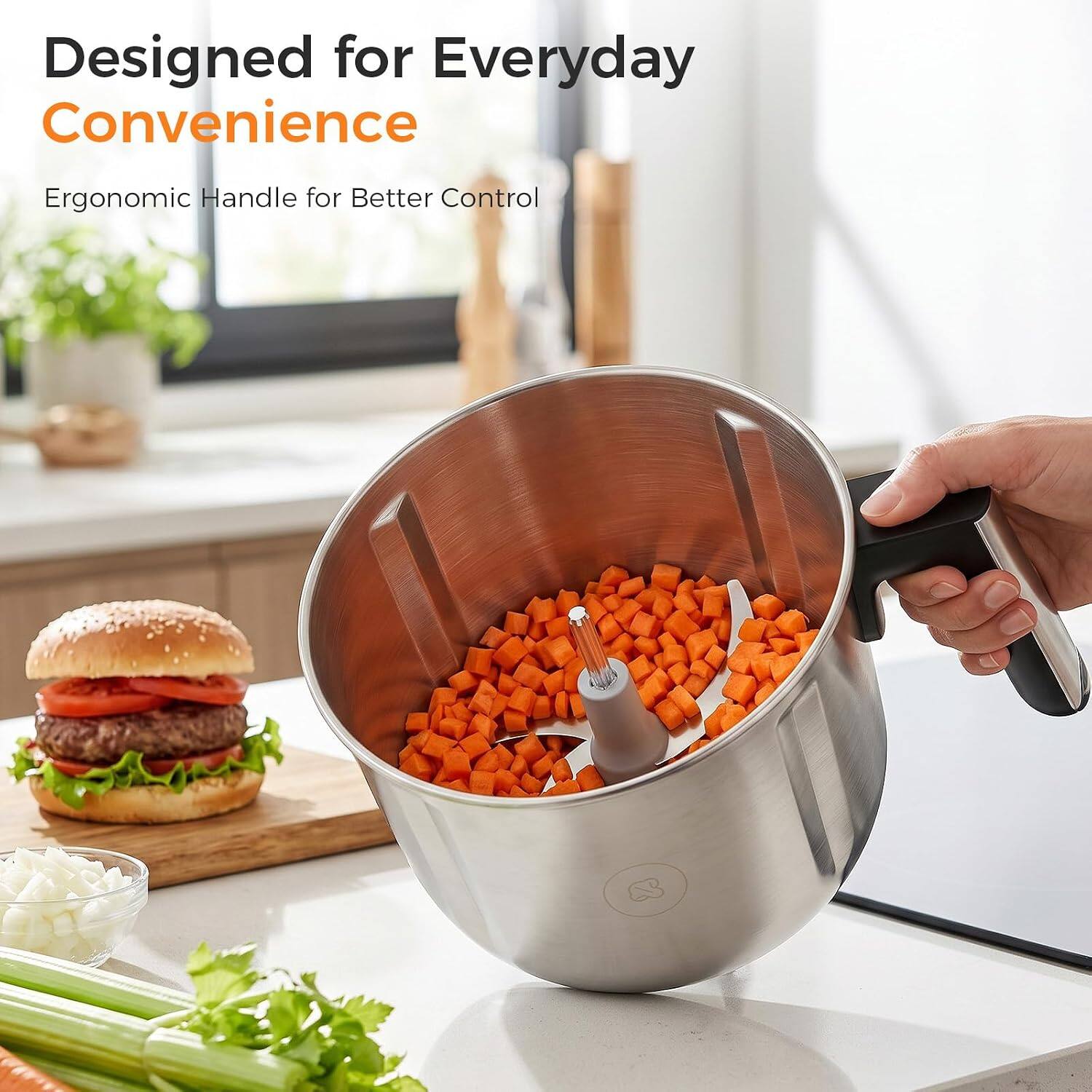 Designed for Everyday Convenience  
Ergonomic Handle for Better Control