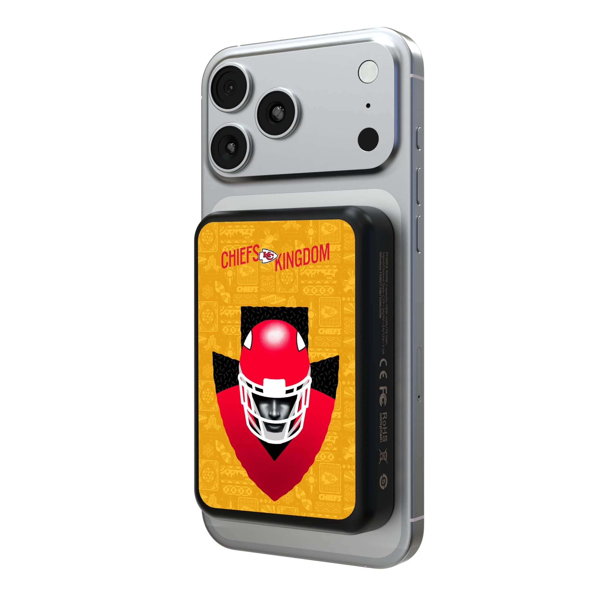 Keyscaper - Kansas City Chiefs 5000mAh Wireless Magnetic Power Bank - Black price history on PriceWatchPro