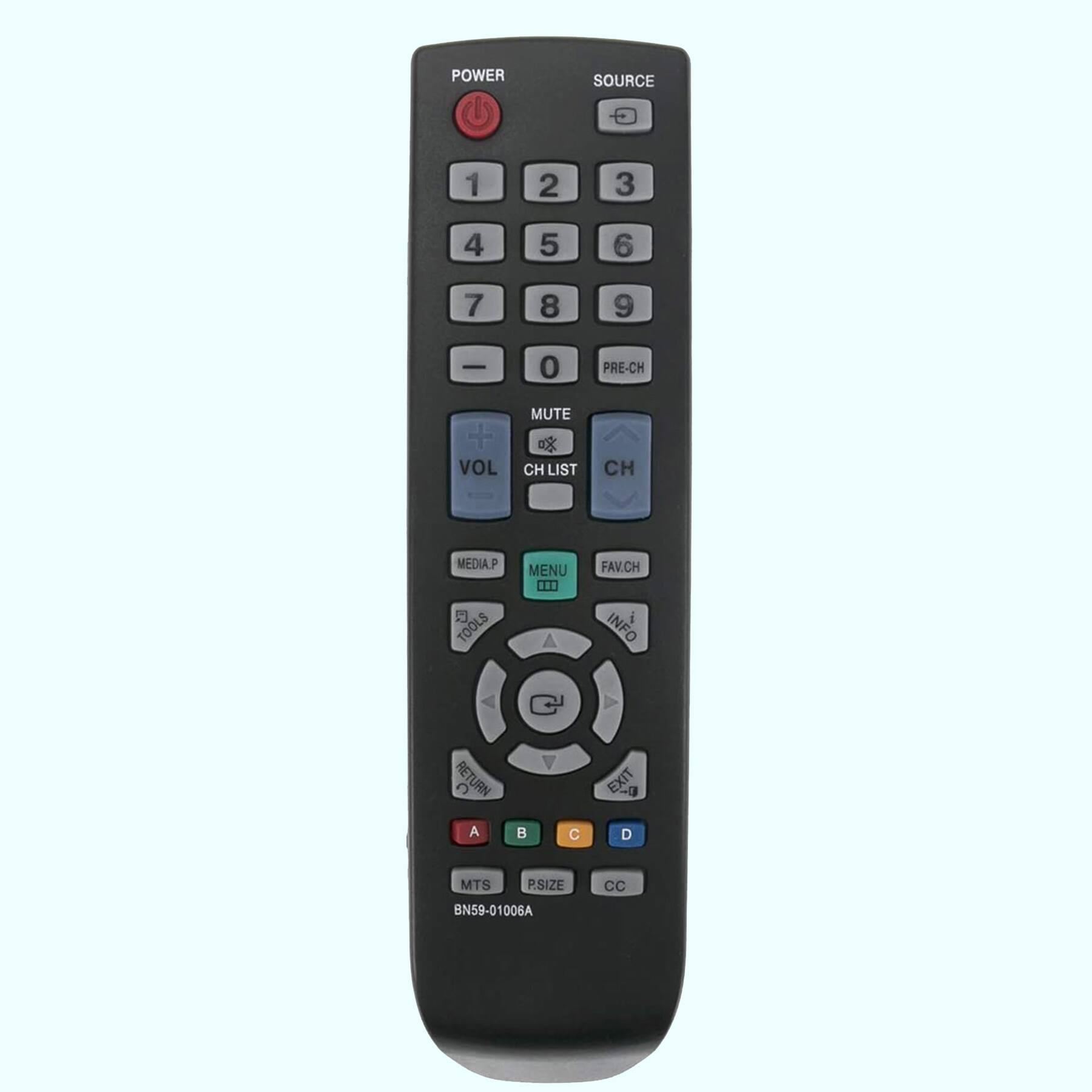 ALLIMITY - BN59-01006A Replaced Remote fit for Samsung TV LN22C350 LN22C3500D LN22C350D LN22C350D1 LN22C350D1D LN32C350 - Black
