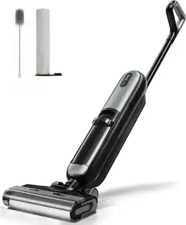 Sweet - Smart Cordless Wet Dry Vacuum Cleanerwith Self-Cleaning System, Dual Water Tank Design, 35-Min Runtime - Black
