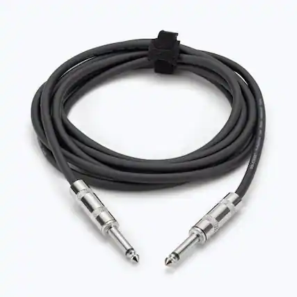 Front. On Stage Stands - On-Stage IC-10 Instrument Cable (QTR-QTR, 10') - Black.
