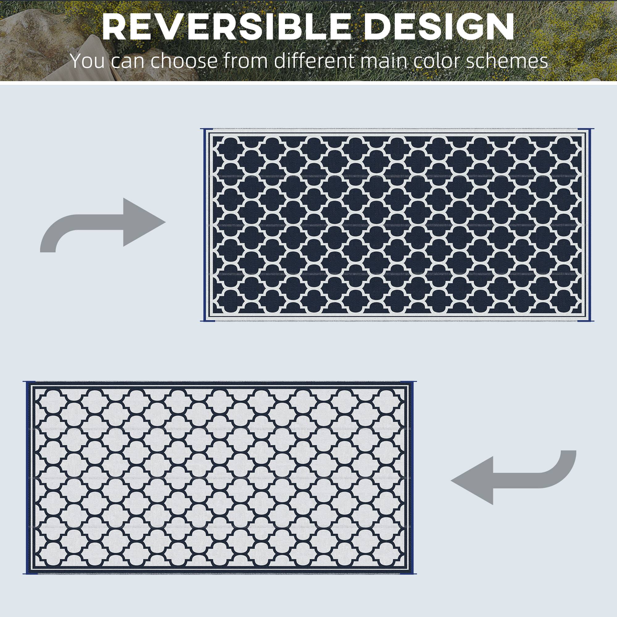 REVERSIBLE DESIGN
You can choose from different main color schemes