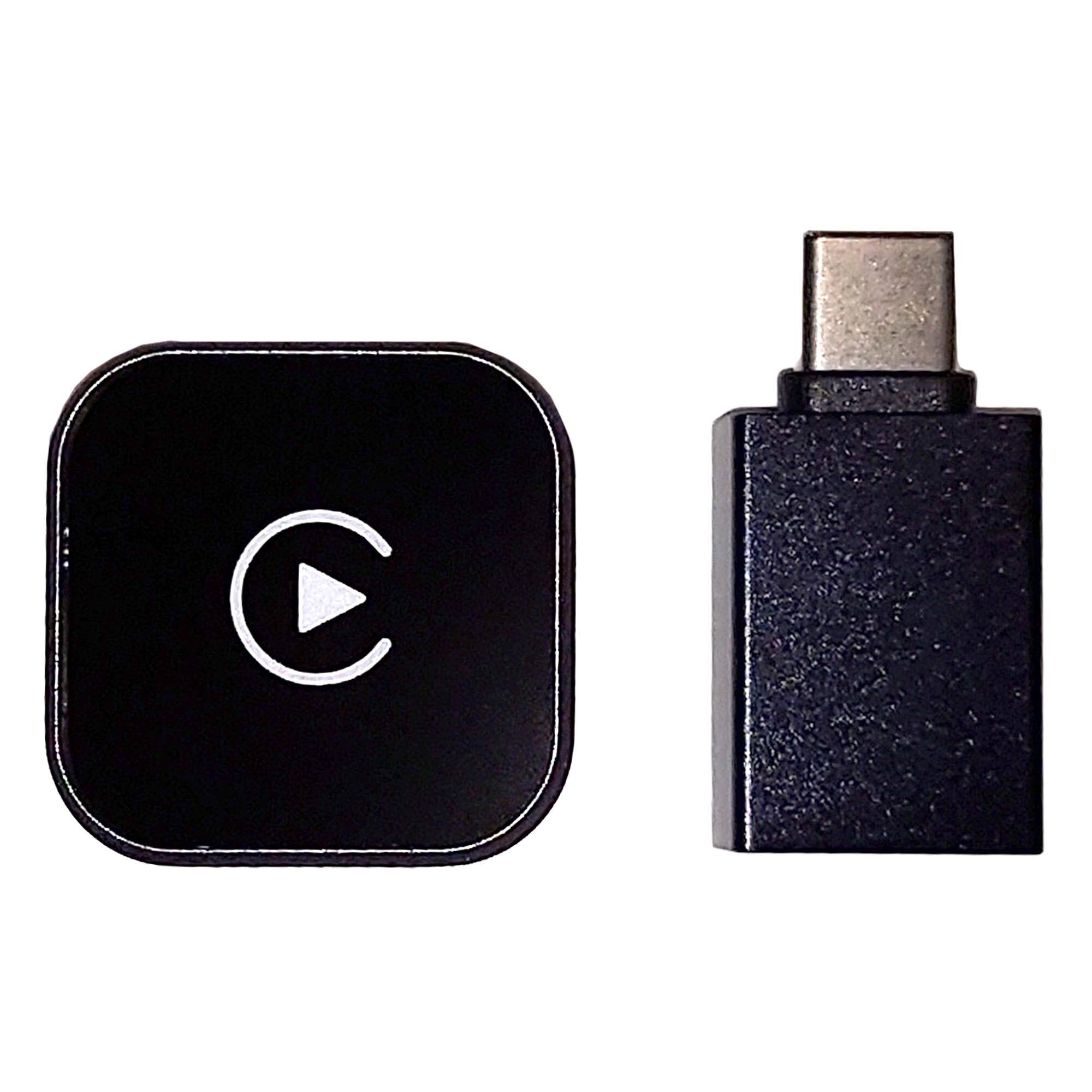 Alt View 3. Creative Audio - CarPlay/Android Auto Wired to Wireless Adapter - Black/Gray.