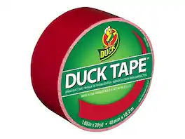 Duck - Heavy Duty Duct Tape, 1.88" x 20 Yds., (1265014) - Red