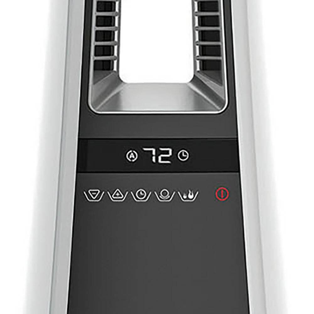 Alt View 10. Lasko - Lasko 1500W Air Logic Bladeless Electric Tower Space Heater with Remote | AW300 - Black.