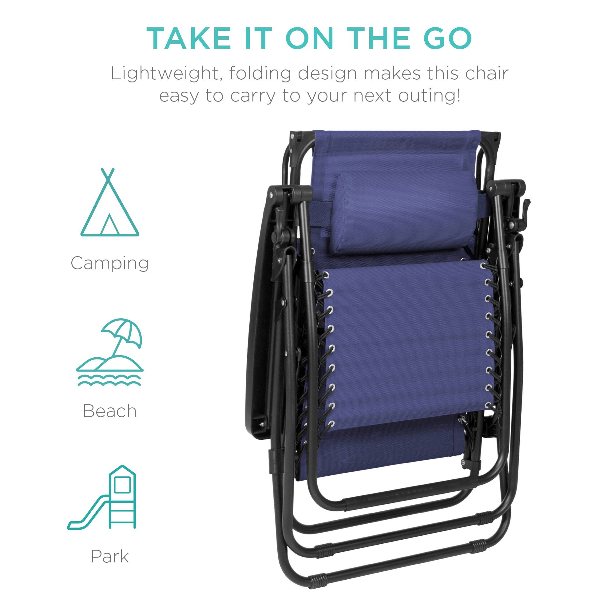 TAKE IT ON THE GO

Lightweight, folding design makes this chair easy to carry to your next outing!

Camping  
Beach  
Park