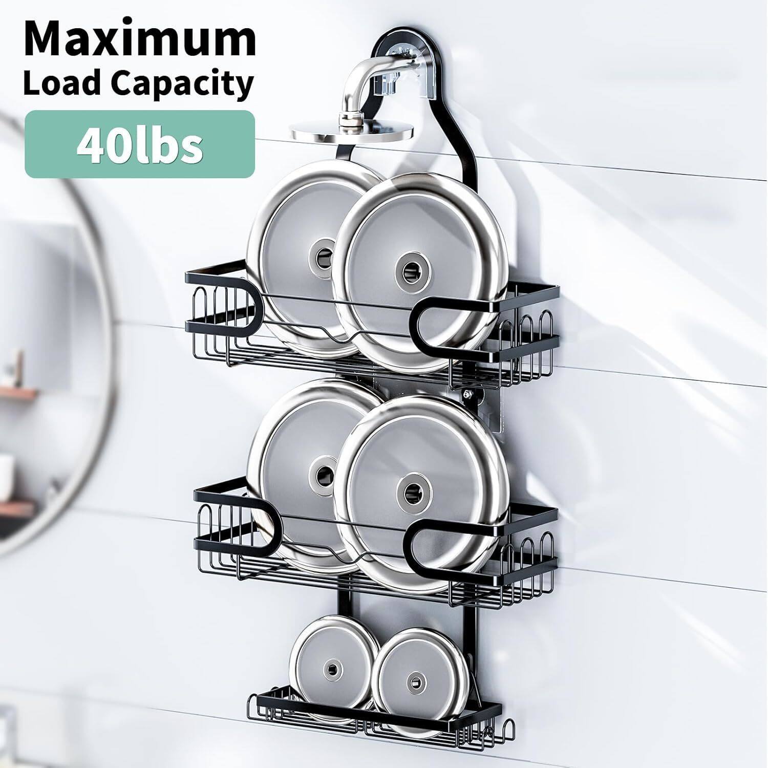 Maximum Load Capacity  
40lbs