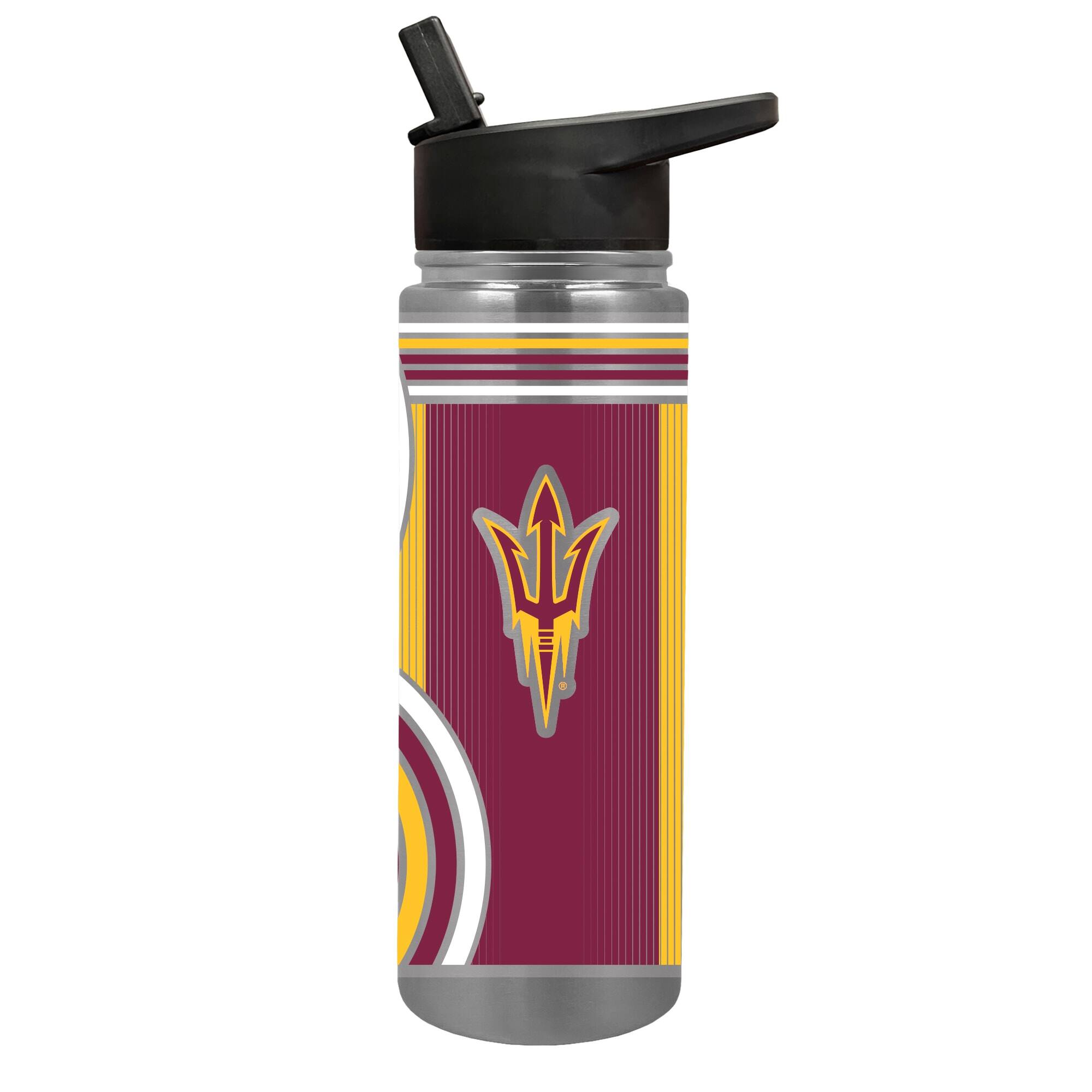 Front. Great American Products - Arizona State Sun Devils 24oz. Cool Vibes Jr. Thirst Hydration Water Bottle - Multicolor.