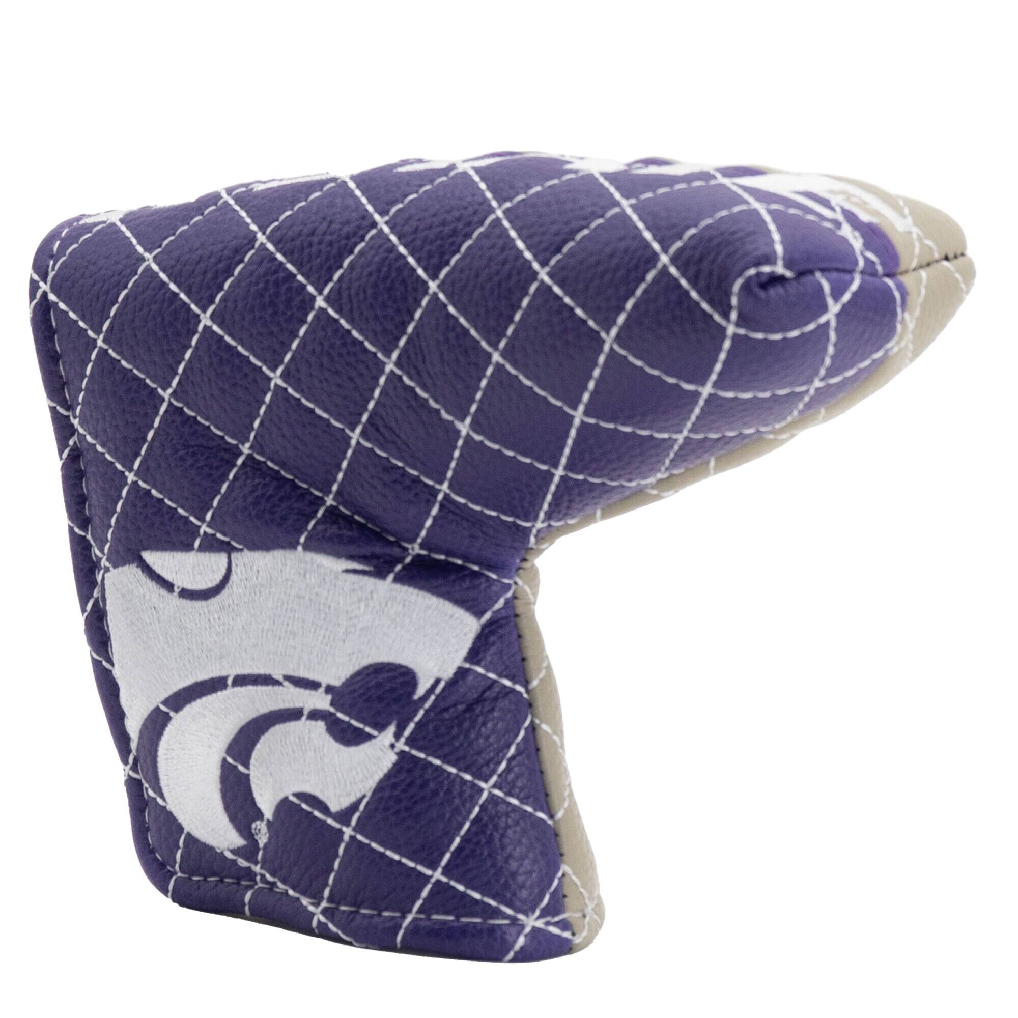 Alt View 2. Team Golf - Kansas State Wildcats Quilted Blade Putter Cover - Multicolor.