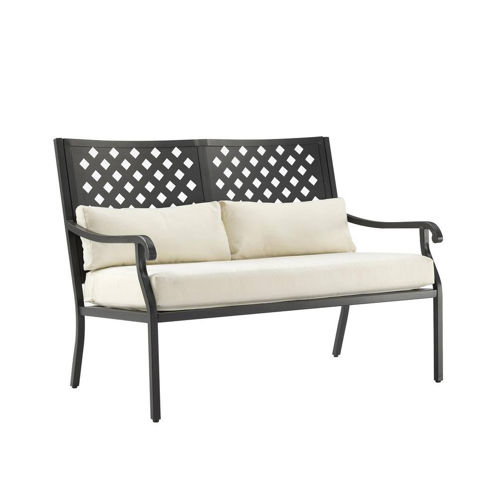 Alt View 6. Crosley Furniture - Alistair 4Pc Outdoor Loveseat Furniture Set - Creme.